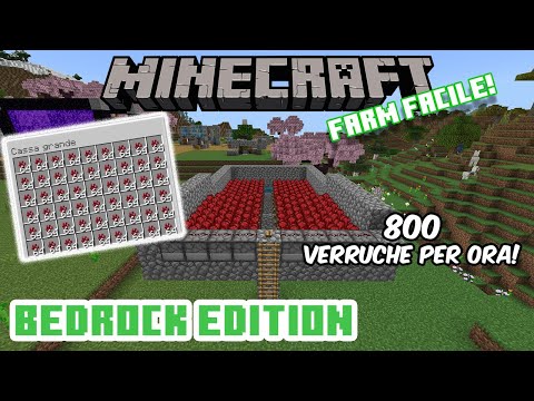 *NEW* La MIGLIORE FARM di VERRUCHE DEL NETHER per Bedrock Edition 1.20.31+ || MINECRAFT ITA