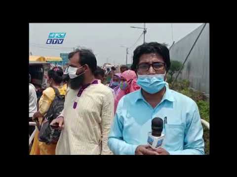 আমিনবাজার থেকে ঘরমুখো মানুষের খবর জানাচ্ছেন মানিক শিকদার