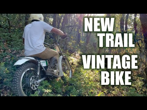 Trail Blazing on a 1972 OSSA !