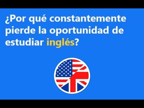 [English] ¿Por qué constantemente pierde la oportunidad de estudiar inglés? (WordBit) #EnEs#