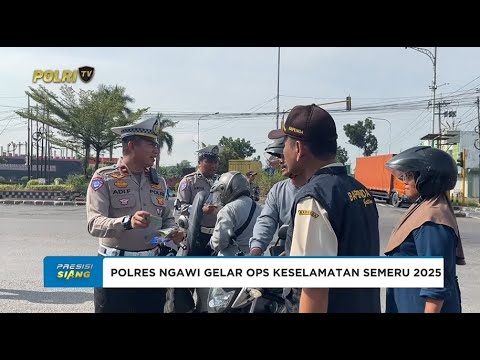 POLRES NGAWI GELAR OPERASI KESELAMATAN SEMERU 2025