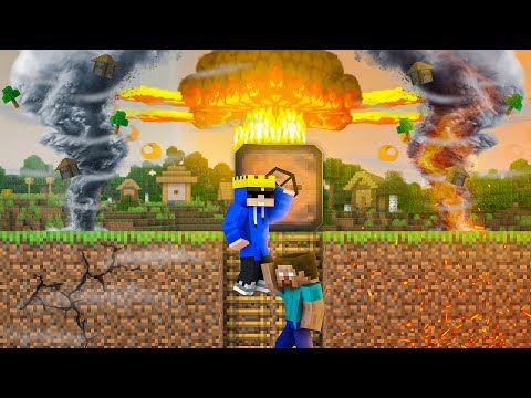 We Created Bunker To Survive Deadliest DISASTERS In Minecraft!