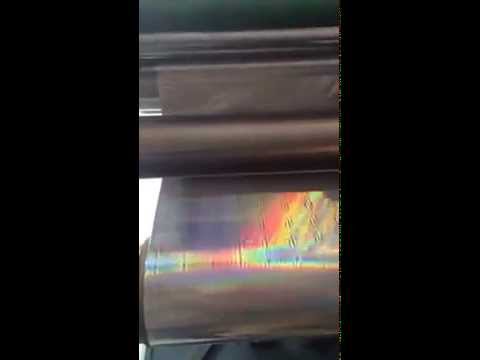 Holographic polyester films, 10 m
