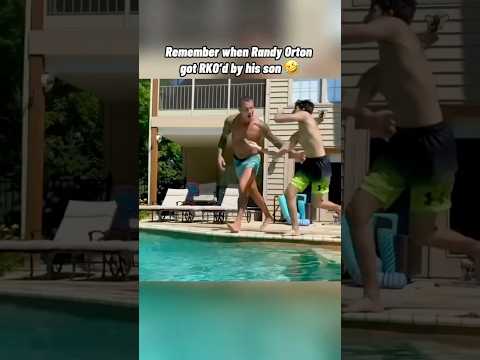 Randy Orton got RKO’d by his son 😂