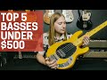 top 5 bass guitars under $500 for beginners u0026 pros