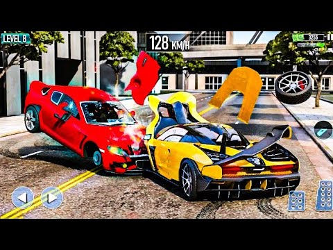 Real Mega Car Crash Driving 3D - Extreme Car Beam Jump Demolition Derby - Android GamePlay