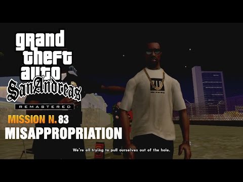 GTA: San Andreas HD REMASTERED Part 83 MISAPPROPRIATION Gameplay lets play XBOX 360 Walkthrough