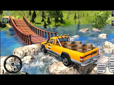 Offroad Cargo Jeep Driver Simulator - Mobil Balap Offroad SUV Driving Prado - Android Gameplay