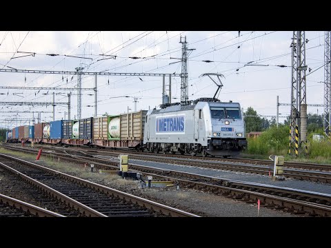 Odklony nákladních vlaků Metrans a dalších #3 - Cheb - 23. - 24.7.2021