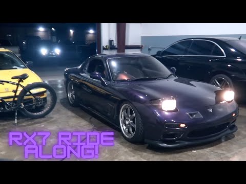 Ride along in a 400hp big turbo FD rx7!