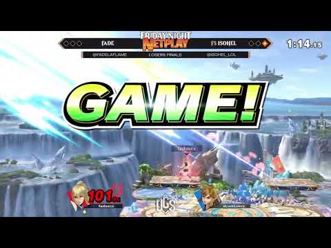 Friday Night Netplay #33 - Losers Finals - isohel(Link) Vs. fade(Zero Suit samus)