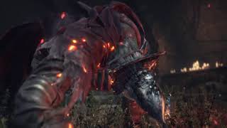 「【DARK SOULS 3】装備重量100％超え縛りカンスト攻略ボス撃破シーン！#5!深淵の監視者戦！