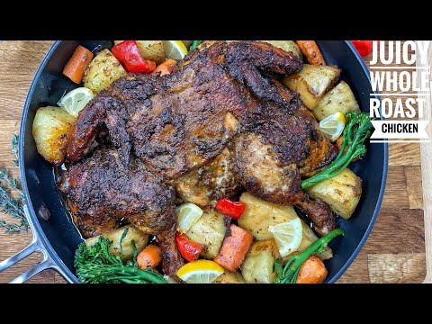 EASY JUICY WHOLE ROAST CHICKEN