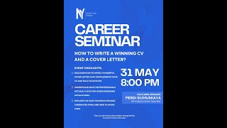 NYP Career Seminar #2 – How to Write a Winning CV and Cover Letter