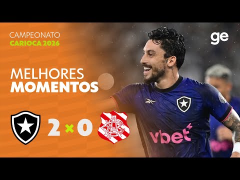 Gols e lances de Botafogo x Bangú