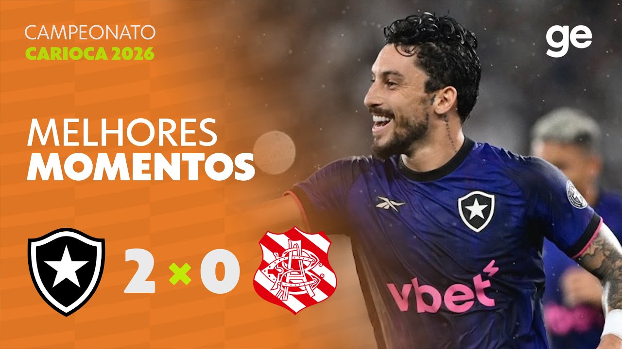 VÍDEO | Gols e melhores momentos de Botafogo 2×0 Bangu pelo Campeonato Carioca