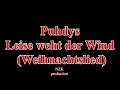 Puhdys - Leise weht der Wind (Lyrics)