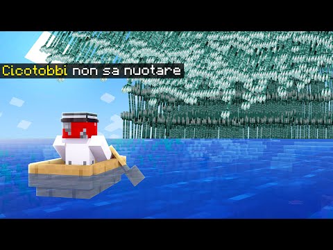 MINECRAFT MA... CICO NON SA NUOTARE E MUORE!!