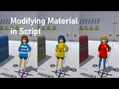 Unity C# : Modifying Material in Script