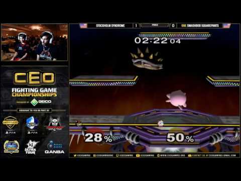 CEO 2017 - Stockholm Syndrome (Peach, Bowser) vs SmashBob Squarepants (Jigglypuff) - Pools