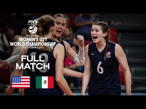 USA vs. Mexico - Pool B | Women's U21 World Champs 2025 - Full Match