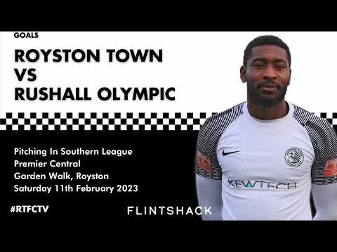 SHAM HAMMERS HOME FOR 3 POINTS - ROYSTON TOWN vs RUSHALL OLYMPIC - GOALS