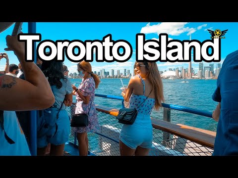 TORONTO ISLANDS FERRY TOUR AUGUST 15, 2021 (4K)