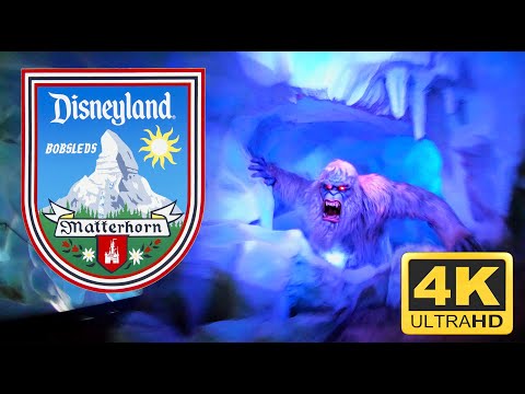 Matterhorn Bobsleds Fantasyland Track (4K) POV - Disneyland