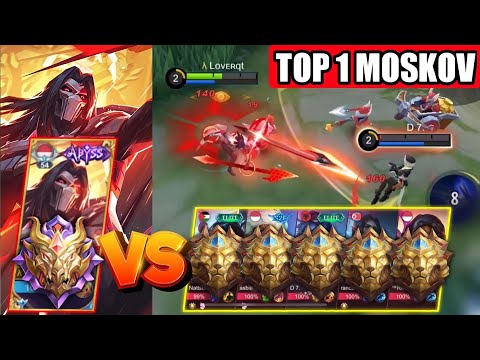 TOP GLOBAL MOSKOV VS 5 LEGEND PLAYER | WHO WILL WIN?! - MOBILE LEGENDS