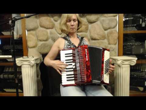 2650 - Red Walther Teeny 48 Weltmeister Perle Piano Accordion MM 26 48 $999