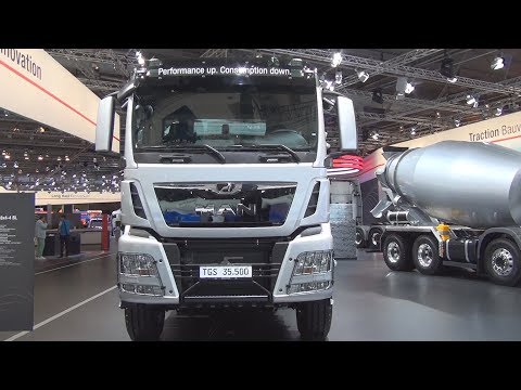 MAN TGS 35.500 8x4-4 BL Tipper Truck Exterior and Interior