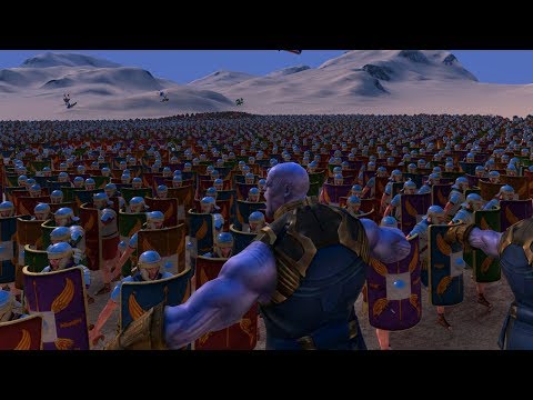 10000 ROMANS vs 300 THANOS | Ultimate Epic Batlle Simulator