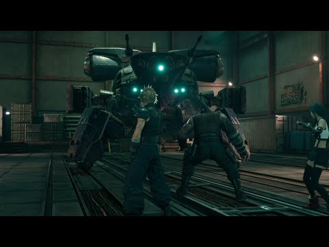 FFVII Remake Chapter 5 Crab Warden in 1:19 Hard mode