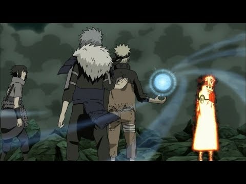 Naruto vs Obito (sage mode vs ten tails jinchuriki ) episode: 379 [HD]