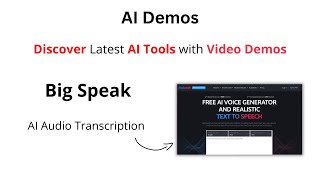 BigSpeak YouTube Video