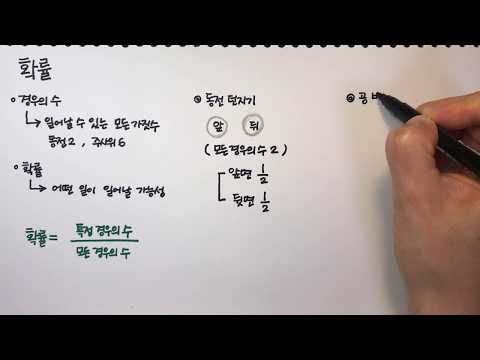[청개구리유여사] 확률 계산 /경우의 수