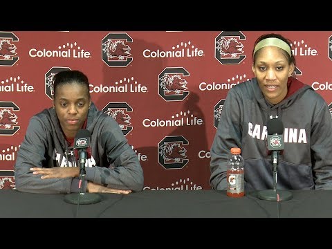 POST-GAME: Doniyah Cliney, A'ja Wilson on Texas A&M — 12/31/17