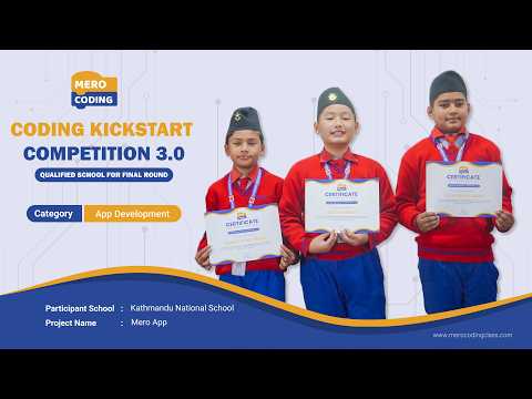 Mero Coding Class | Coding Kickstart 3.0 | Kathmandu National School