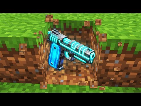 Minecraft, But Drops Are Super Guns...