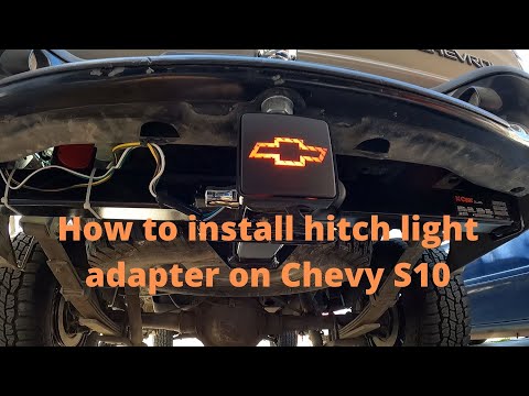 How to install hitch light adapter on Chevy S10