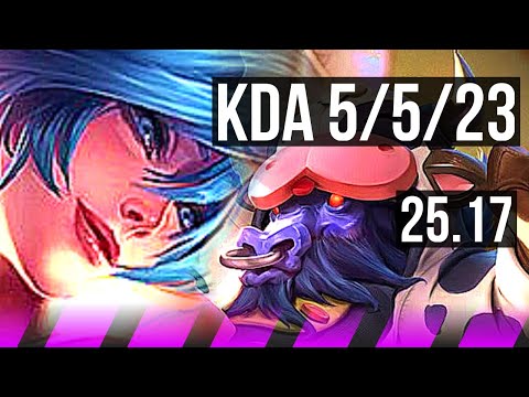 SONA & Swain vs ALISTAR & Yunara (SUP) | 33k DMG, 5/5/23 | NA Master | 25.17