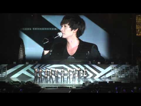 SM Town Singapore 121123 - Super Junior (Eunhyuk speaking singlish & asking permission to be leader)