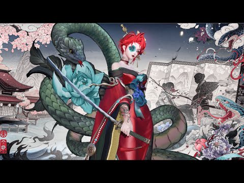 【Skin Preview】 Izanami – New “Metropolis Fantasia” Series Skin Elysium Crimson Bloom 🌺🔥🐍