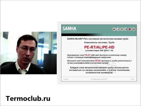 Труби та фітинги компанії Sanha