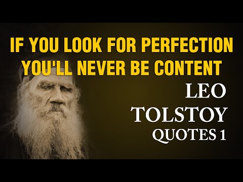 LEO TOLSTOY Quotes 1 || Life Qutes || Motivation || Wisdom || Peace ||