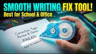 Correction Tape Review & Demo | Smooth Writing Fix Tool for School & Office