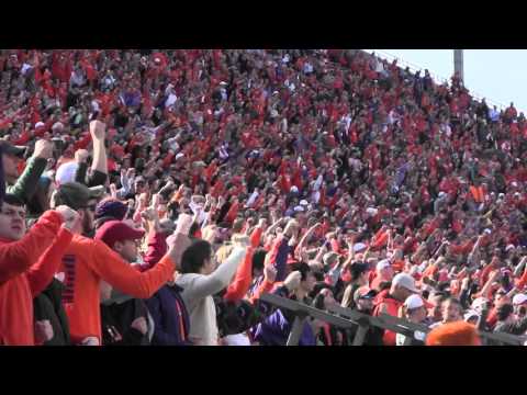 TigerNet.com - CLEM chant at Dabo's Pizza Party