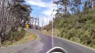 preview picture of video 'Motorcycle ride to Mt Hotham towards Omeo, Victoria, Australia'