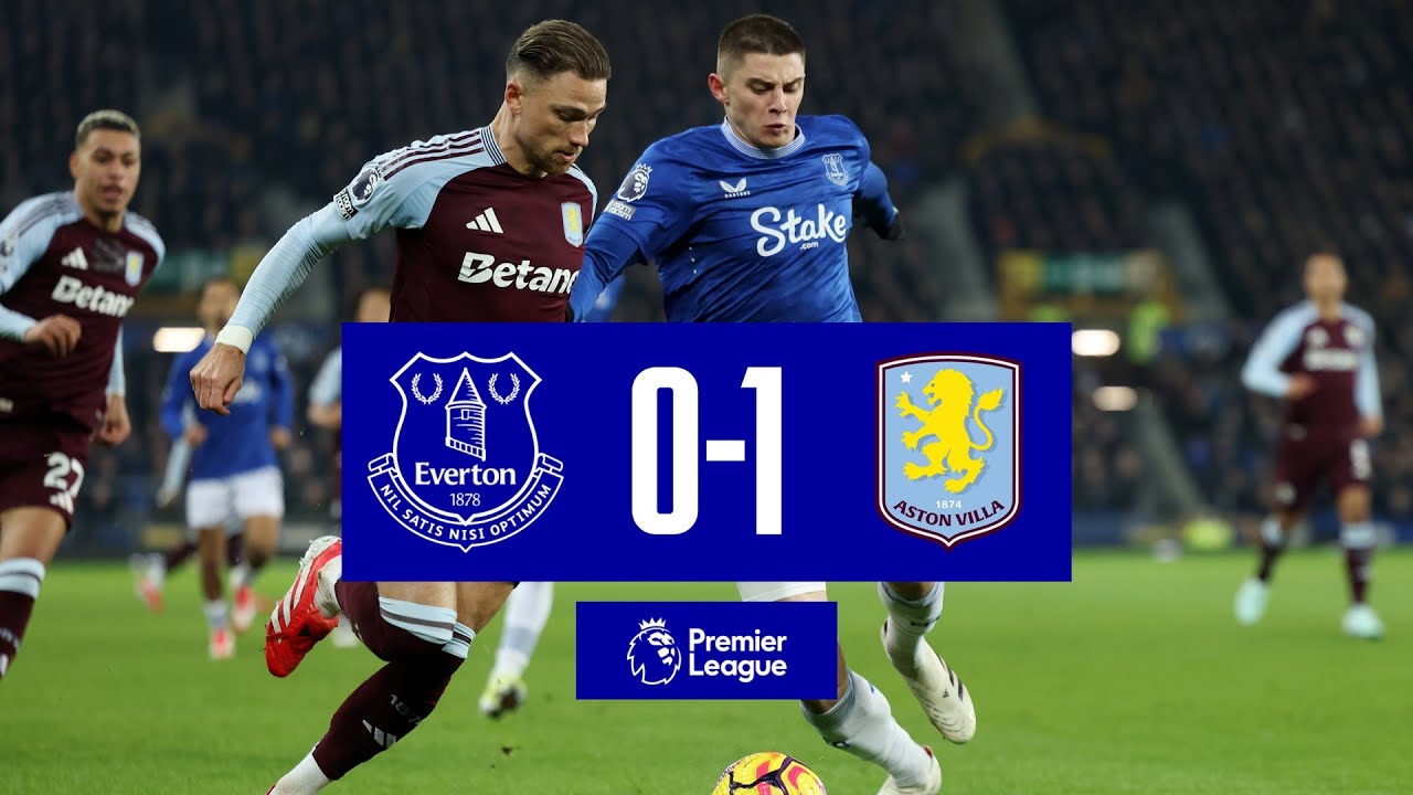 Everton Vs Aston Villa - Resultado en vivo, estadísticas y alineaciones