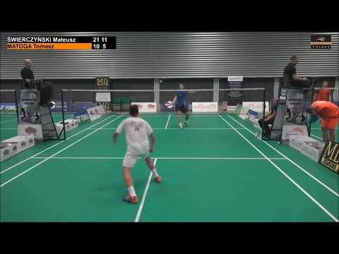 Badminton Białystok: Mateusz Świerczyński vs Tomasz Matoga